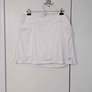 Adidas White Sports Skirt